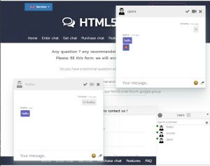 как сделать мессенджер на html